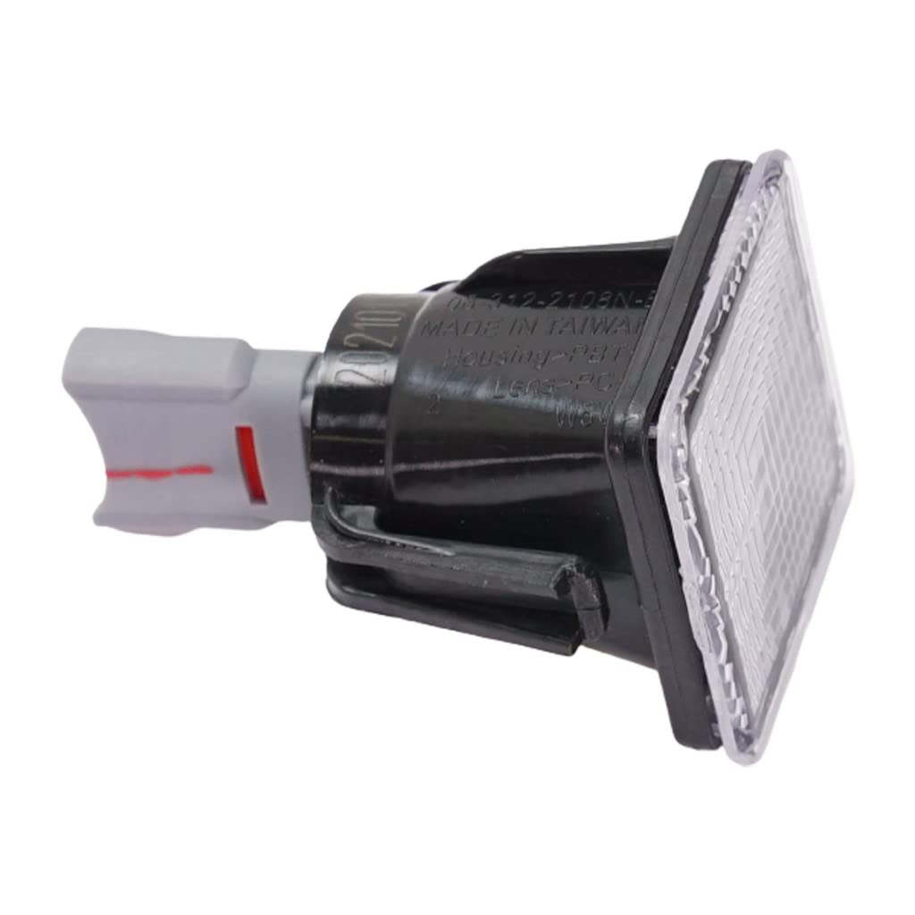 KarParts360 License Plate Light for Toyota Tundra 2014-2021, Driver/Passenger Side, Rear, Black, Replacement Model CLX-M0-USA-RT73290005Q