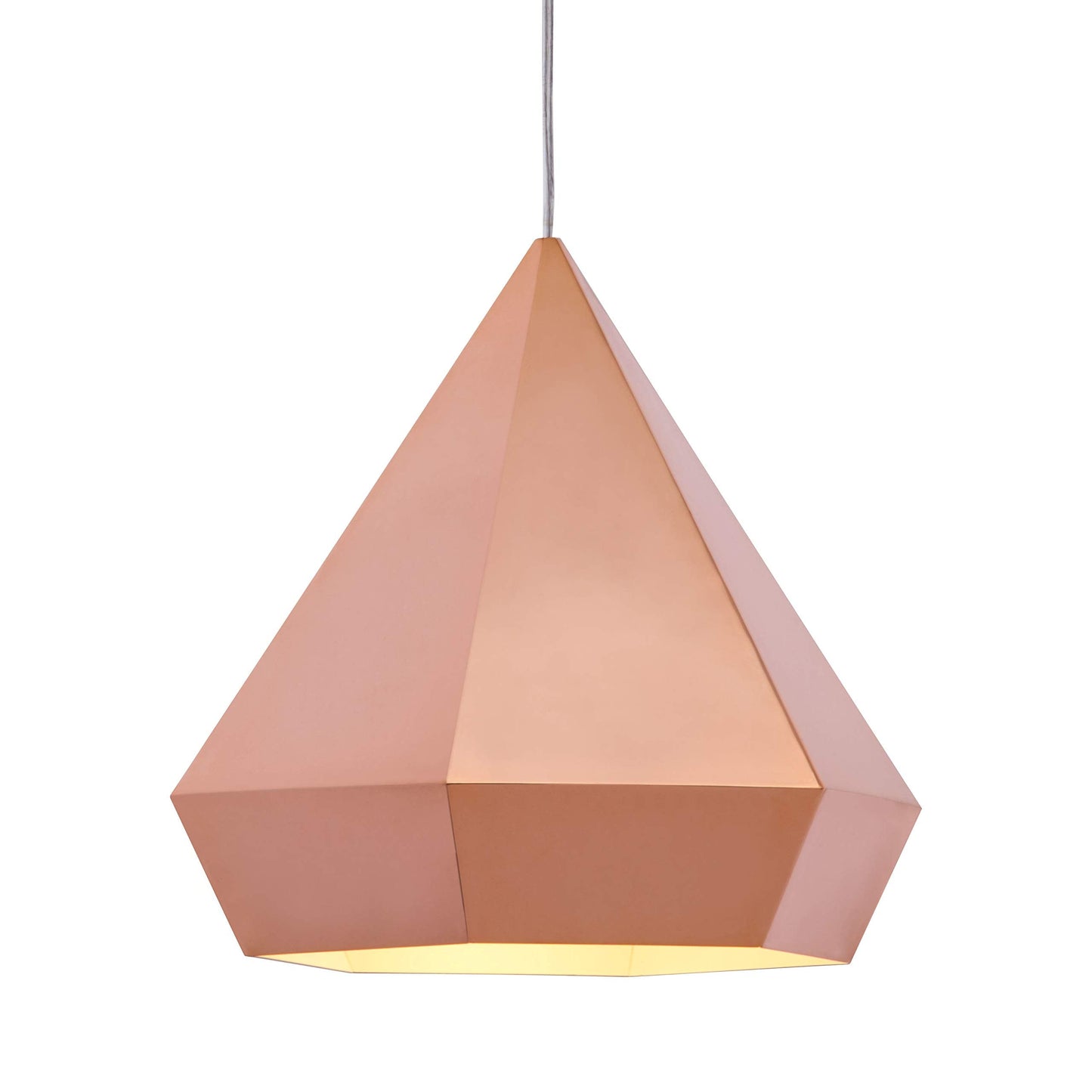 Zuo Forecast Ceiling Lamp, Alloy Steel, 131in x 14in x 13in, Rose Gold, Model 50174